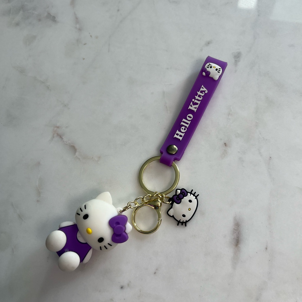 Brand New Purple Hello Kitty Keychain